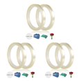 thumbnail image 2 of bedienty 2Pcs Insulation Tapes Warning Line Strong Adhesive Positioning Tape Electronics Printing DIY Crafts Office Desktop 3Set, 2 of 6