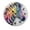 FFclock014, variant on ZXCXRQFa Clocks Colorful Zebra Silent Wall Clock for Living Room Kitchen Decor Bathroom Farmhouse Non Ticking Decorative 10-Inch Round Clocks