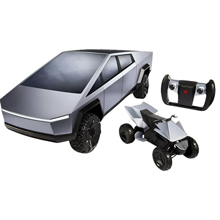 Hot Wheels Toy Power RC 1:10 Tesla Cyber Truck - Walmart.com Hot Wheels Toy Power RC 1:10 Tesla Cyber Truck - Walmart.com
