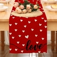 thumbnail image 4 of Table Runner Valentine'S Day Collection Tablecloth Indoor Kitchen Table Decoration Suitable For Family Gathering Valentine'S Day Decoration Tablecloths, 4 of 5