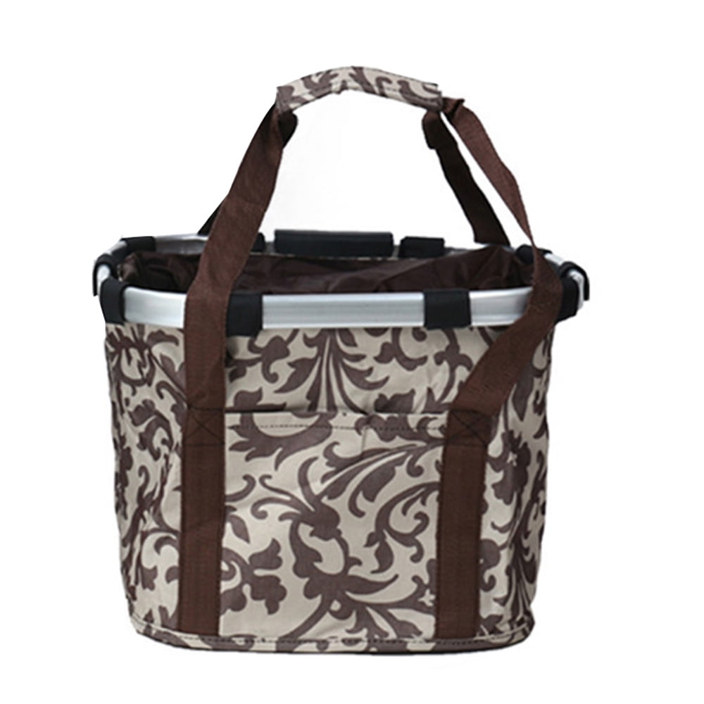 Portable Mountain Bike Aluminium Alloy Basket Collapsible Large Bearing