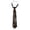 Coffee, variant on Ties for Women Men, Metal Chain Necktie Adjustable Khaki Tie for Uniform, School, Business Wedding, Shirt Accessory