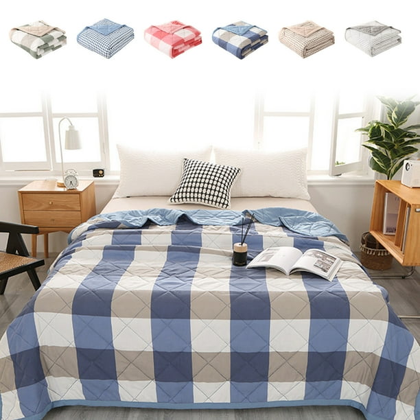 Meitianfacai Summer Cooling Blankets Naked Sleeping Skin friendly Washed Cotton Refrigerated Comforter Summer Thin Comfortable Breathable Cooler