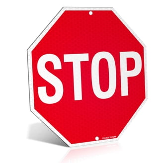 4pcs Stop Sign 12