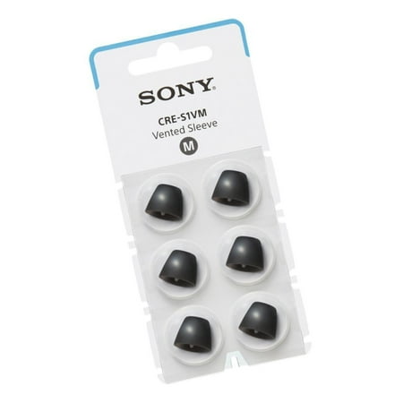 Sony - OTC Hearing Aid Vented Sleeve for CRE-C10 - Black
