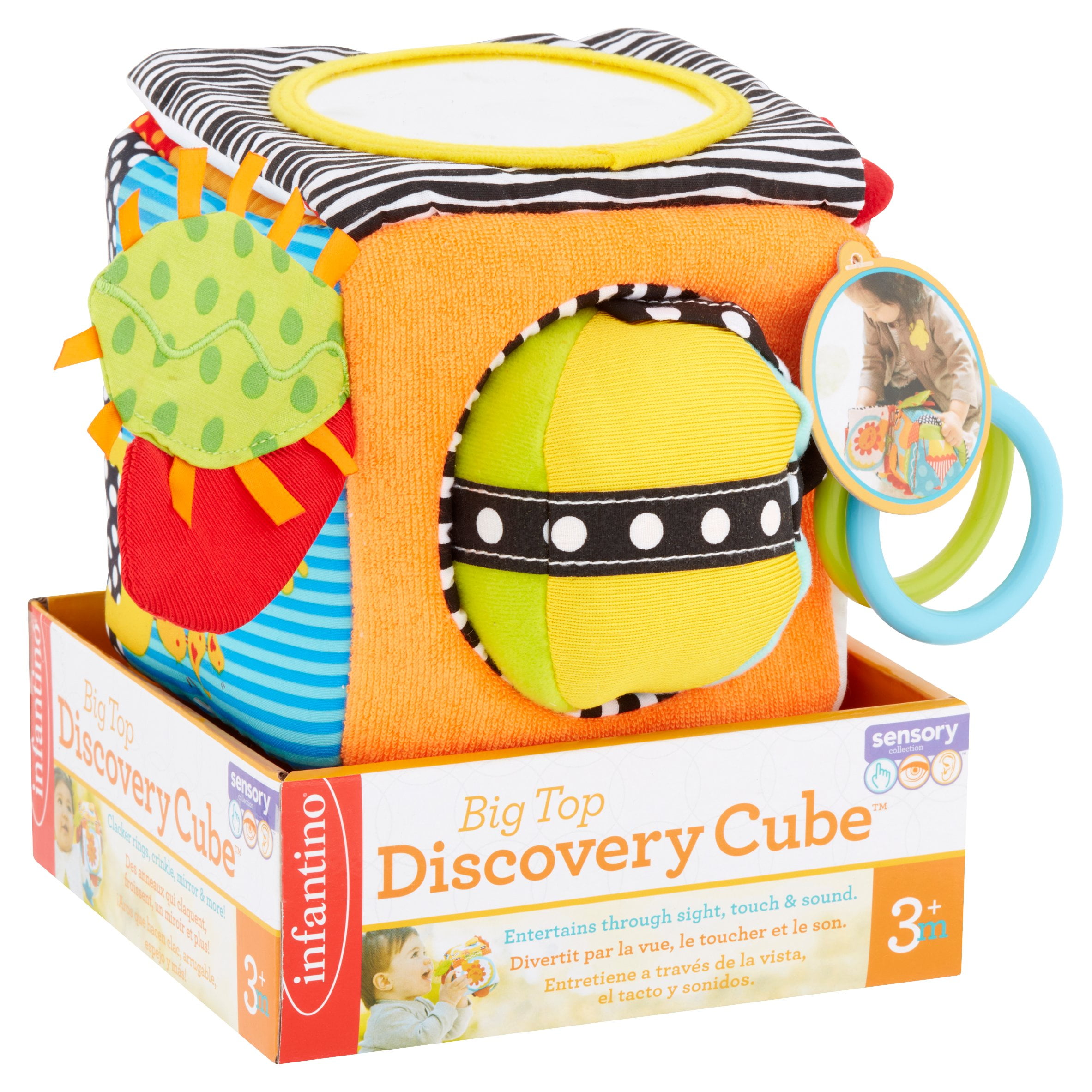 infantino big top discovery cube