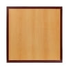 Offex 24" Square Two-Tone Resin Cherry and Mahogany Table Top