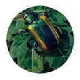 thumbnail image 4 of BCIIG Beetle Leaf Round Tablecloth Stain Resistant Washable Indoor Outdoor Kitchen Dining Wedding Parties Polyester Full Width Single-Sided Printing 54"-58, 4 of 8