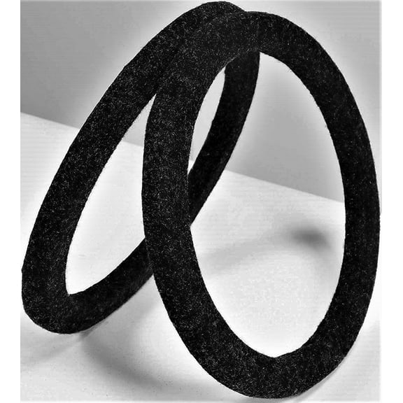 2 Absolute 12" Woofer Ring Spacer BLACK Carpet