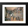 thumbnail image 2 of Carl Goebel the younger 18x14 Black Modern Framed Museum Art Print Titled - The Library, at the Same Time Office of the Officials of the Ambras Collection (Portrait Collection) (1889), 2 of 5
