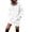 White, variant on Tqcoqu Women's Oversized Hoodie Dress,Lightweight Drawstring Long Sleeve Hoodie Dress with Large Pocket