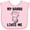 AD-Pink, variant on Inktastic My Nanny Loves Me Girl Grandchild Girls Baby Bib