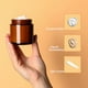 thumbnail image 2 of Frascos de cristal para crema Lil Ray, 60 ml, con tapa dorada, color ámbar (12 unidades), 2 of 6