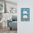 thumbnail image 5 of Balery Corgi Dog Face for Duplex Wall Plates Kit, Electrical Outlet Covers, Standard Size 1-Gang 5.0" x3.0", Electric Receptacle Plug Covers-Style S, 5 of 6