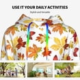 thumbnail image 4 of Sikiie Autumn Leaves 1 Women's Casual Hoodies Long Sleeve Lightweight Pullover Tops Loose Sweatshirt-Large, 4 of 7