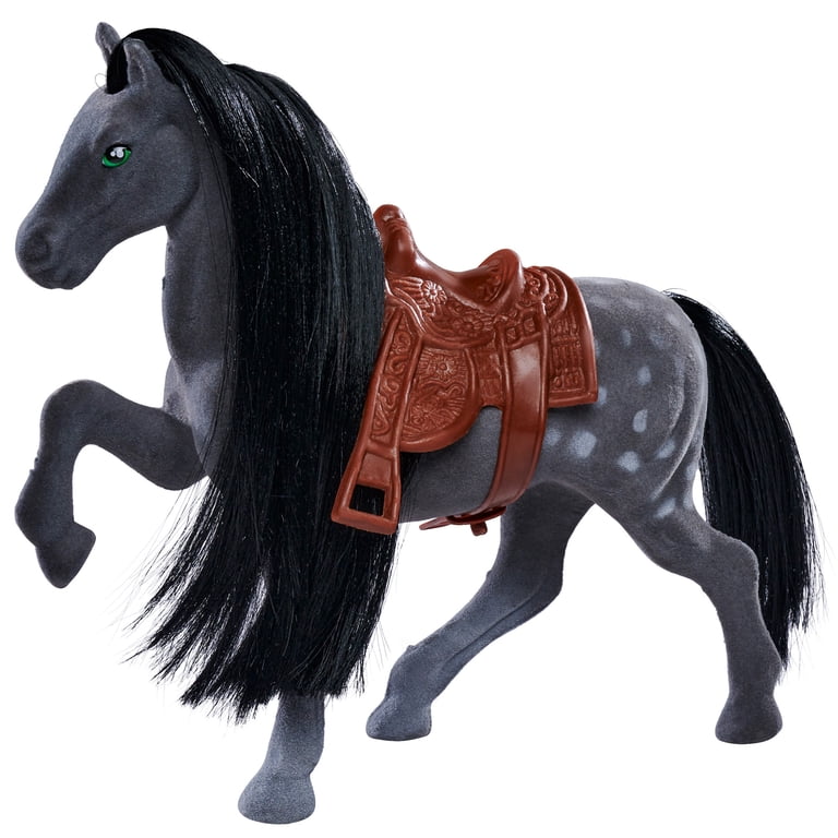 Simba Toys: Flocked Horse Set – 3 Detailed Pony Figurines, 7