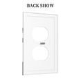 thumbnail image 2 of Daiia Veterans Day Pattern Decorator Wall Plate Child Safe Outlet Cover, Switch and Outlet Covers,Size 1-Gang 5.0" x3.0" , Polycarbonate Thermoplastic-Style S, 2 of 6