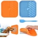 thumbnail image 2 of Almohadilla para lamer perros, almohadilla para lamer gatos de 2 piezas sin BPA con 1 espátula de silicona, ventosas extra fuertes para baño, entrenamiento, aseo y cuidado de uñas - S, 2 of 5