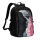 thumbnail image 1 of Fotbe Pink White Ocean Waves Mochila con Estampado y Puerto USB para Hombre y Mujer, Mochila Antirrobo, Mochila de Viaje, Mochila Escolar, Mochila Universitaria, 1 of 7