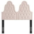 thumbnail image 4 of Modway Augustine Tufted Performance Velvet Full/Queen Headboard in Pink, 4 of 10