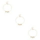 thumbnail image 5 of sweethay Tobilleras con cuentas ajustables en forma de estrella de oro y plata, joyería para pies, accesorios de moda de estilo Simple, Type1 NO1, 5 of 6
