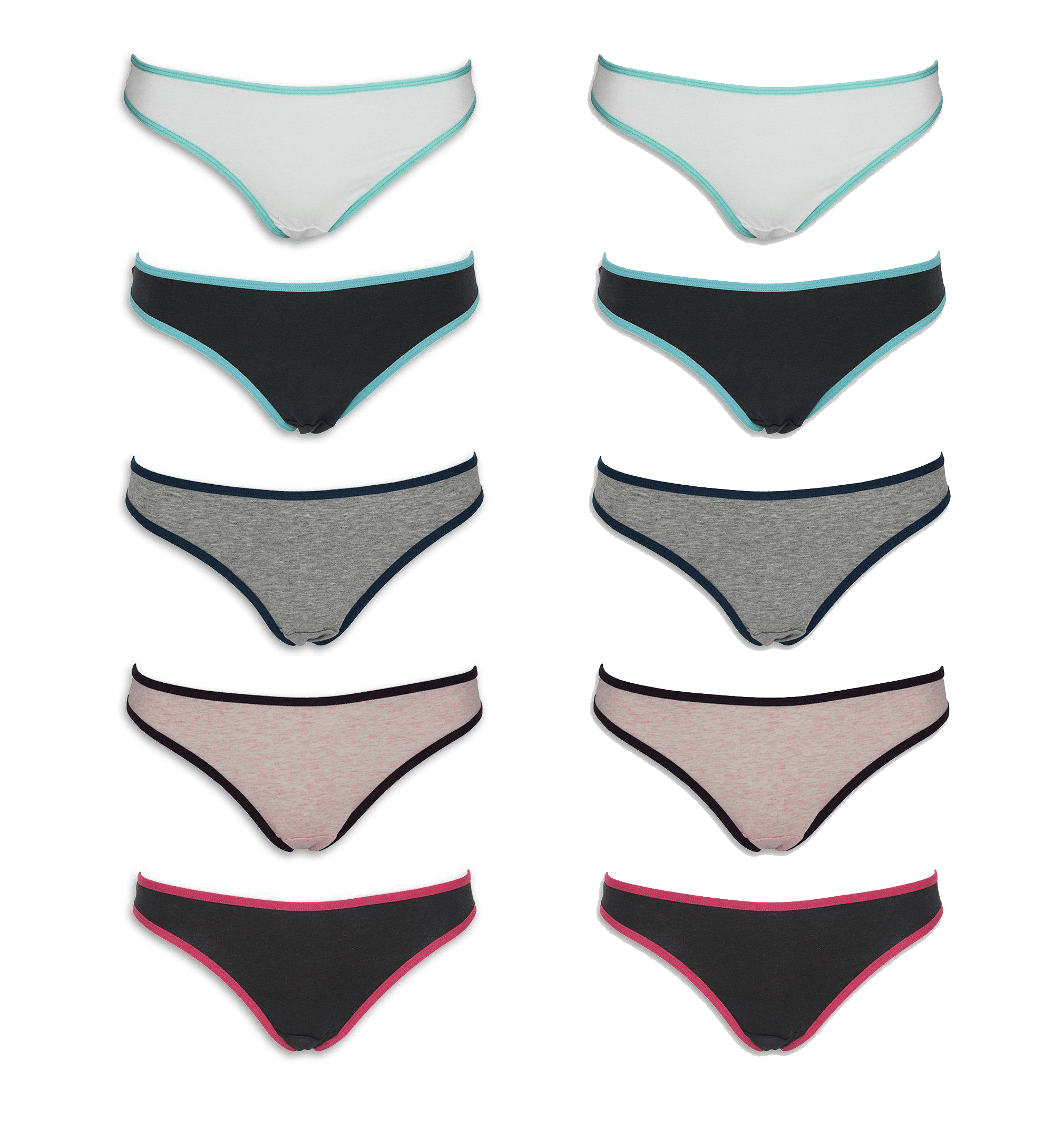 Emprella Underwear Women Thong Pack Seamless Sexy Breathable Assorted Pack  8 – ASA College: Florida