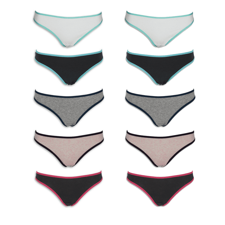 Emprella Women's Underwear Thong Panties - 8 Pack Colors and Patterns May  Vary 