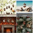 thumbnail image 6 of Forest Animal Acorn Ornaments – Cozy Forest Christmas Ornaments, 2026 New Pine Cone Animal Decoration, Acrylic Hanging Woodland Ornament, Nature-Themed Home Decor for Animals Lovers Gift(Cardinal), 6 of 8