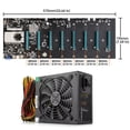 thumbnail image 1 of Btc-S37 Mining Machine Motherboard Cpu Set 8 Pcie 16X Tarjeta Gráfica Sodimm Ddr3 Sata3.0 Vga + Hdmi-Compatible + 1850W Fuente De Alimentación Yuarrent EL012537-00, 1 of 6