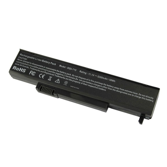 SQU-715 Battery For Gateway M-6800 T-6311 T-6815 T-1616 W35052LB-SP 934T2960F 934T2920F
