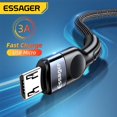 thumbnail image 2 of Cable Micro USB Essager 3A cargador de carga rápida Cable Microusb para Samsung Xiaomi Redmi Android Cable de datos de teléfono móvil 3M Tan Jianjun unisex, 2 of 2
