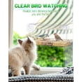 thumbnail image 4 of Window Bird Feeder with 3 Section Tray and Roof Cover, Weatherproof Outdoor Suction Cup Hanger Acrylic Plastic Bird Feeder , Clear, 4 of 7
