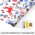 thumbnail image 5 of DKTIE 17.7" x 78.7" Forest Deer Pattern Decorative Colored Privacy Window Film, Providing Shade and UV Protection. Electrostatic Adsorption installation, Reusable, Applicable to any Window Scenario, 5 of 8