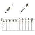 thumbnail image 3 of Double Pattern Tungsten Carbide Milling Bits Diamond Cutting Rotary Drill Bits Ideal Rotary Tools for Woodworking, 3 of 5