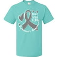 thumbnail image 3 of Inktastic Love, Care, Cure Parkinson's Awareness with Gray Ribbon T-Shirt, 3 of 5