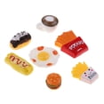 thumbnail image 4 of Modelo de Comida Mini CUTICAT 7 Piezas Accesorio 1/12 Mini Cake And Coffee, 4 of 7