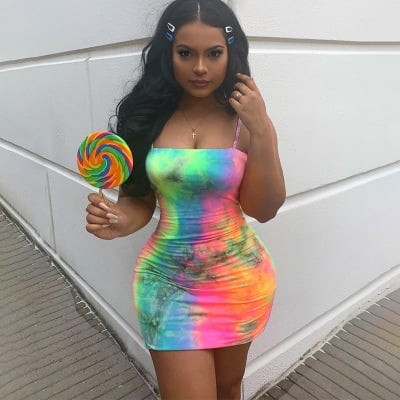 Sexy Women Sleeveless Bodycon Dress 