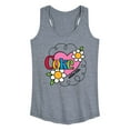 thumbnail image 3 of Coca-Cola - Coke Adds Life Heart Flower - Women's Racerback Tank, 3 of 5