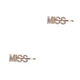 thumbnail image 2 of Qarigey Pinzas para el cabello Elementos de letras exquisitas Clip para la cabeza Herramientas de peinado delicadas decorativas para bebés Mujeres Type1 NO1 Qarigey  CBP301703, 2 of 6