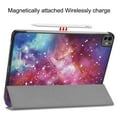 thumbnail image 6 of Allytechgroup iPad Air 11 M3 M2 2025 2024 Case, Slim Flip Smart Cover Auto Sleep Wake Multi Angle Veiwing Stand Shockproof Case for Apple iPad Air 11 inch 2025 2024, Galaxy, 6 of 7