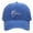 Washed-Blue, variant on Unisex Vintage Washed Cotton Baseball Cap, Embroidered Fish On! and Fishing Hook Hat, Outdoor Angler Casual Sun Hat for Adults