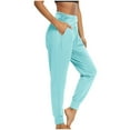 thumbnail image 2 of Audhol Harem Pants, New 2025 European and American Women's Home Pants Have A Casual and Loose Fit with Pockets and High Waisted Pants for Women Harem Pants Women with Pockets Blue 2XL, 2 of 8