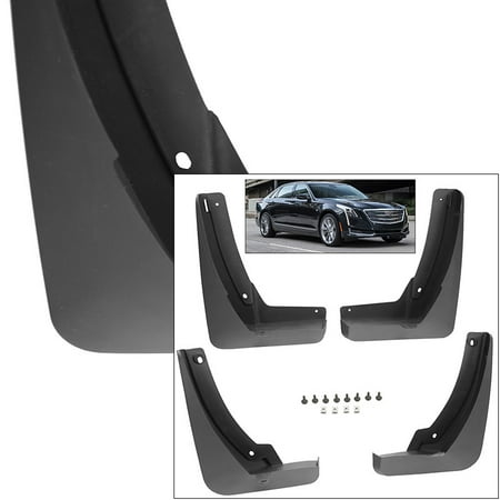 Rv Mud Flaps - Front Rear Mud Flaps Splash Guards 2016-2017 Cadillac CT6 Mudguards