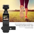 thumbnail image 4 of Camera Extension Mount, Aluminum CNC Carving Pocket Camera Extension Adapter Quick Release Screw Installation  For  Osmo, 4 of 8