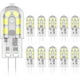 thumbnail image 1 of G4 2W LED Bulb,20W,Cool White 6000k,200Lm,12x SMD,12V AC/DC-Pack of 10 [Energy Class A+], 1 of 5