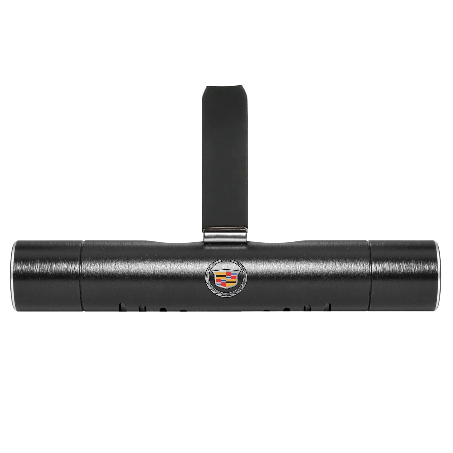 Cadillac Logo Car Vent Air Freshener Black Clip with adjustable window and 10 Refill Sticks