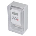 thumbnail image 4 of HUGFEGWE Digital Timer Box, Manual Button Waterproof PC Shell Power Off Memory Pool Pump Timer 200mAh Battery 20 On Off for Heater Filter Motor (AC 110V), f89i6okdu7-12 U2536-7287, 4 of 9