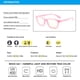 thumbnail image 2 of Gafas de protección Zulema Gafas de dibujos animados Anti Blue Light Marco de silicona Negro, 2 of 8
