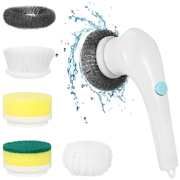 Electric Scrubber Handheld Rechargeable Power Scrubber Machine Household Cleaning Brush