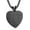 Black, variant on Footprint Urn Necklace for Ashes Heart Cremation Jewelry for Ashes Foot Print Urn Necklace for Ashes Memorial Ashes Keepsake Locket of Loved One